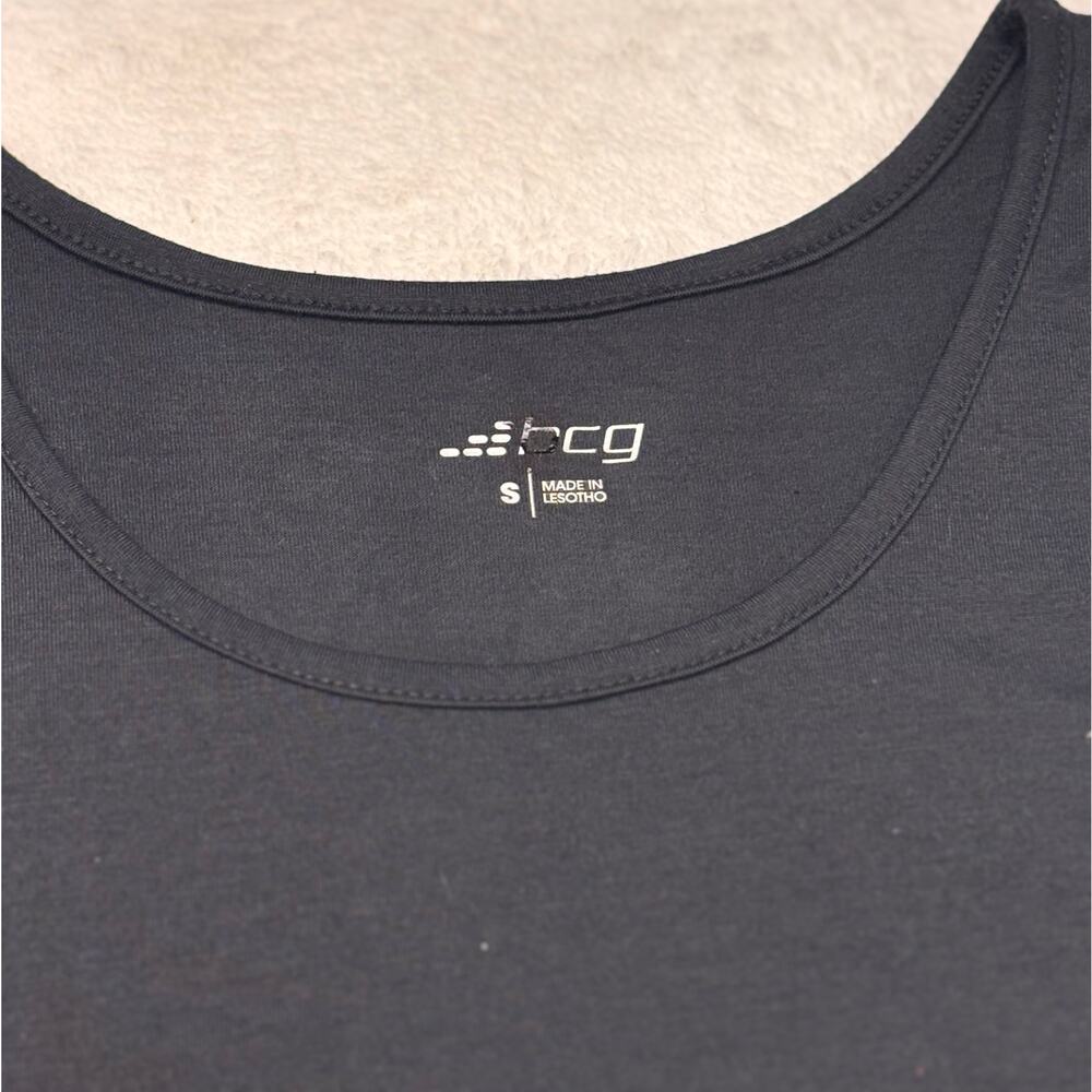 BCG Women’s Small Black Side Tie Tank Top NWOT - Picture 2 of 6
